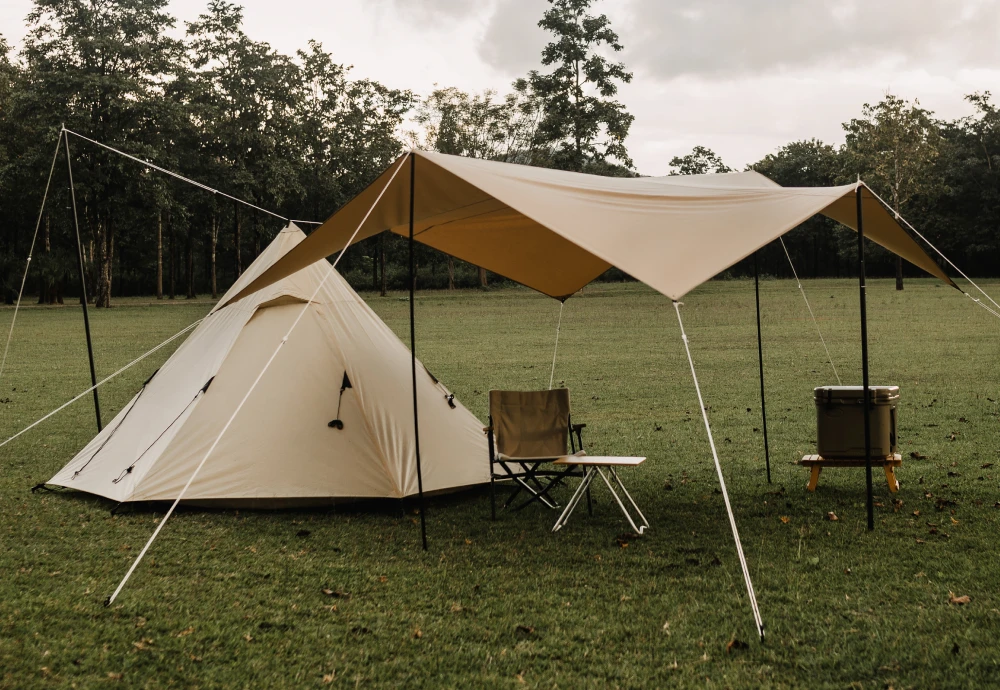 pyramid shaped tent